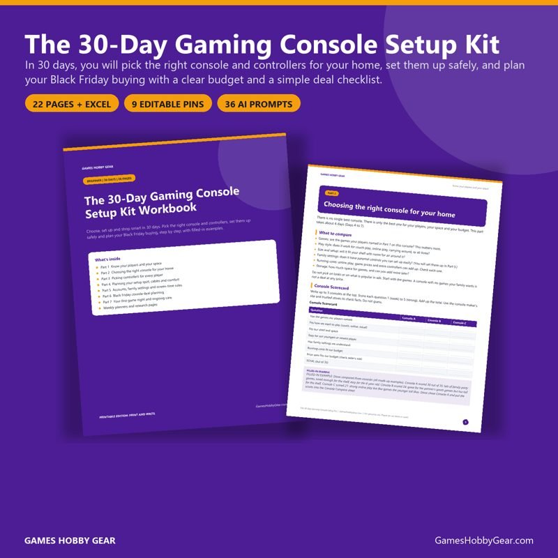 The 30-Day Gaming Console Setup Kit